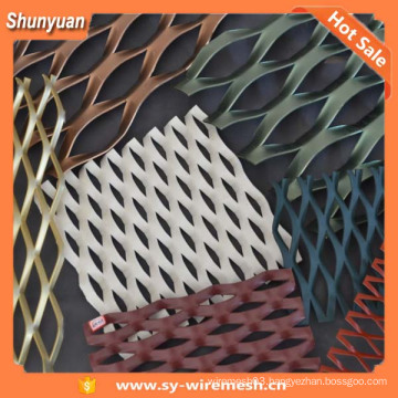 Factory price galvanized diamond aluminum expanded metal mesh for consruction or decoration